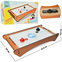 Настільна гра 3021A Аеро-хокей Повітряна шайба, елегантний корпус, шкала лічби, на батарейках