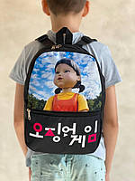 Рюкзак повседневный городской спортивный текстильный для мальчика подростка с принтом