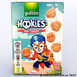 Печиво без лактози фігурне Gullon hookies mini cereals 250г Іспанія