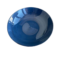 Тарелка глубокая фарфоровая синяя 200 мм Helios 4211