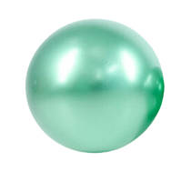 Латексна повітряна кулька 21" хром зелений Brilliance ArtShow