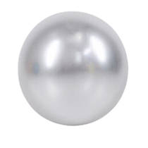 Латексна повітряна кулька 36" хром срібло ArtShow