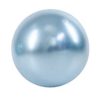 Латексна повітряна кулька 36" хром блакитна перлина Brilliance ArtShow