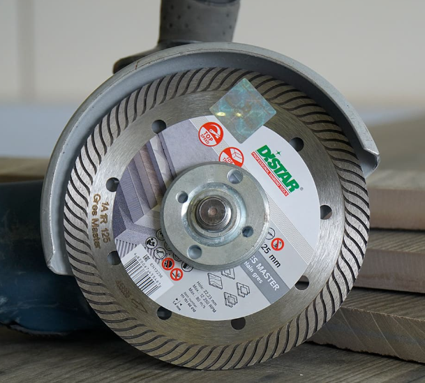 Алмазний диск DISTAR 1A1R 115 GRES MASTER (для різання керамограніту + кераміки +рамори + граніта), фото 1