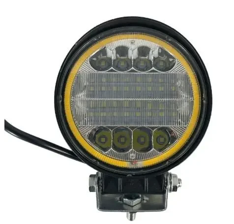 Світлодіодна LED-фара робоча 72W + Жовтий ДХО (товщина 50 мм)