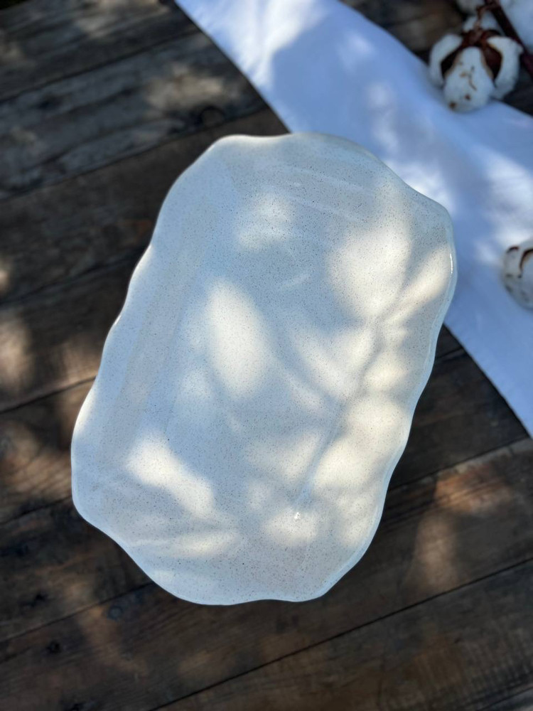 Блюдо для подачі "Рельєф", 1 л, "Капучино", фото 1