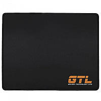Коврик GTL Gaming S, Black, 250x210х2 мм антискользящая основа, защита от влаги