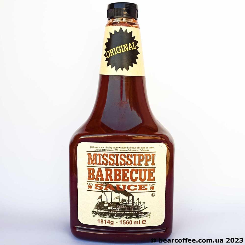 Original Mississippi Barbecue Sauce готовий соус барбекю Міссісіпі 1560 мл США, Маринади й соуси для грилю