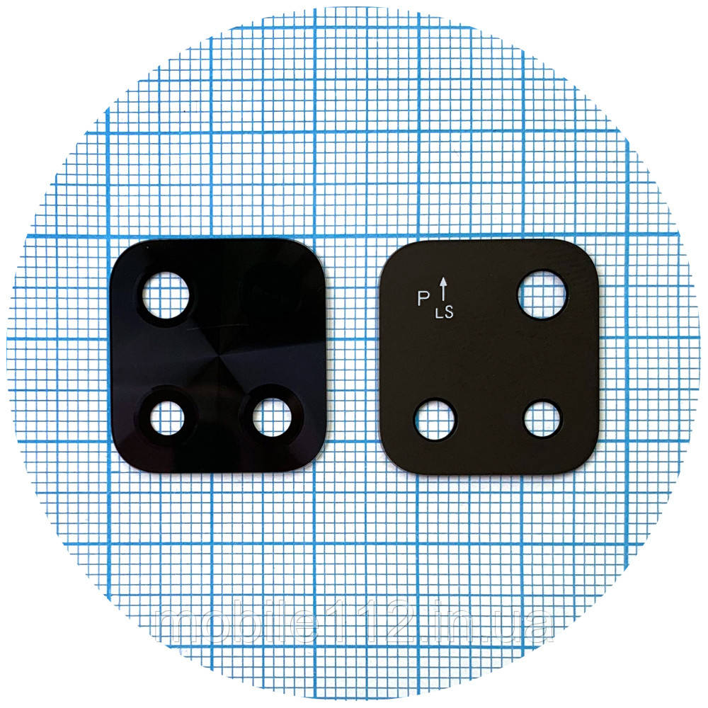 Скло камери Xiaomi Redmi 10C Poco C40 (чорне), фото 1