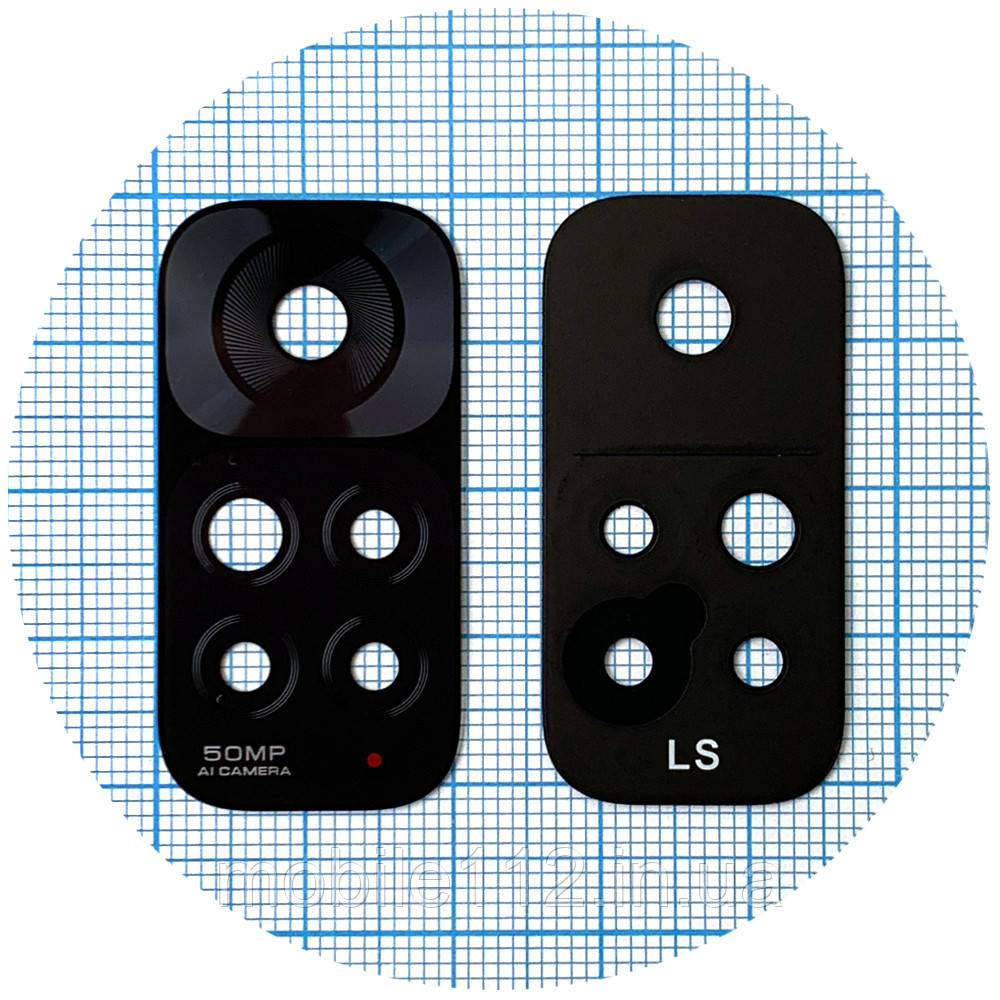 Скло камери Xiaomi Redmi Note 11 (чорне), фото 1