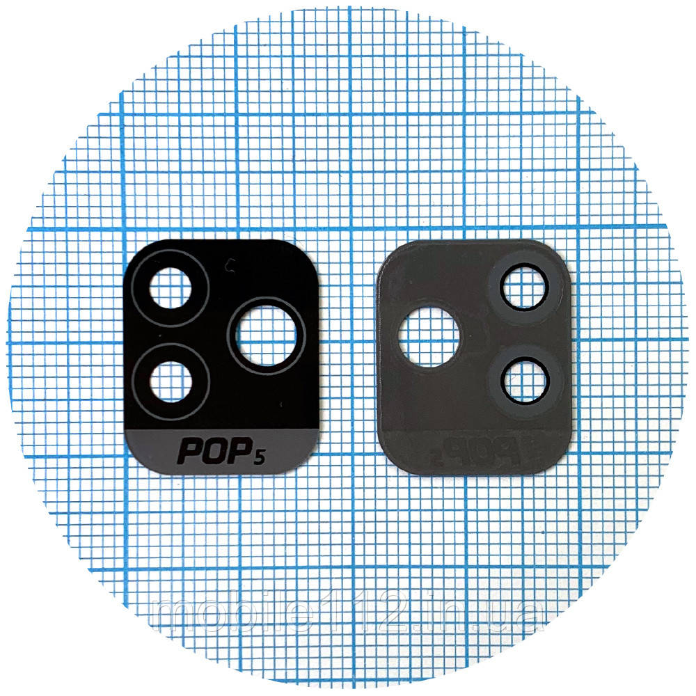 Скло камери Tecno Pop 5 (чорне), фото 1