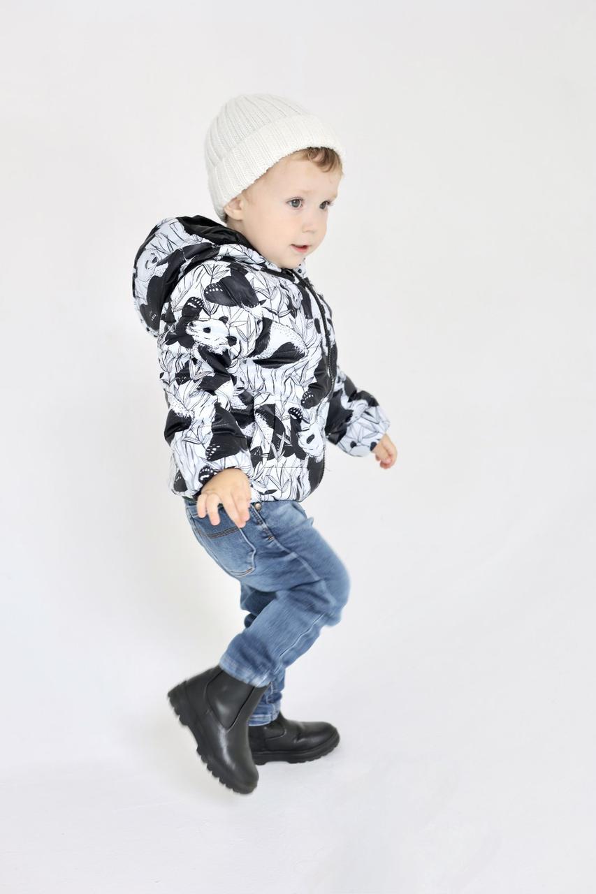 Куртка дитяча для хлопчика "Панда", 98-116, фото 1