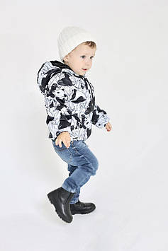 Куртка дитяча для хлопчика "Панда", 98-116