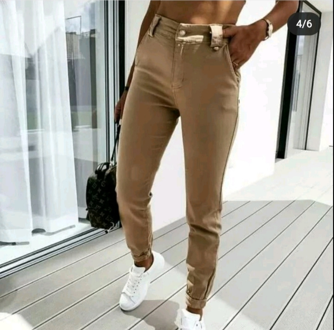 Штани джогери жіночі з високою посадкою 46-48р, фото 1