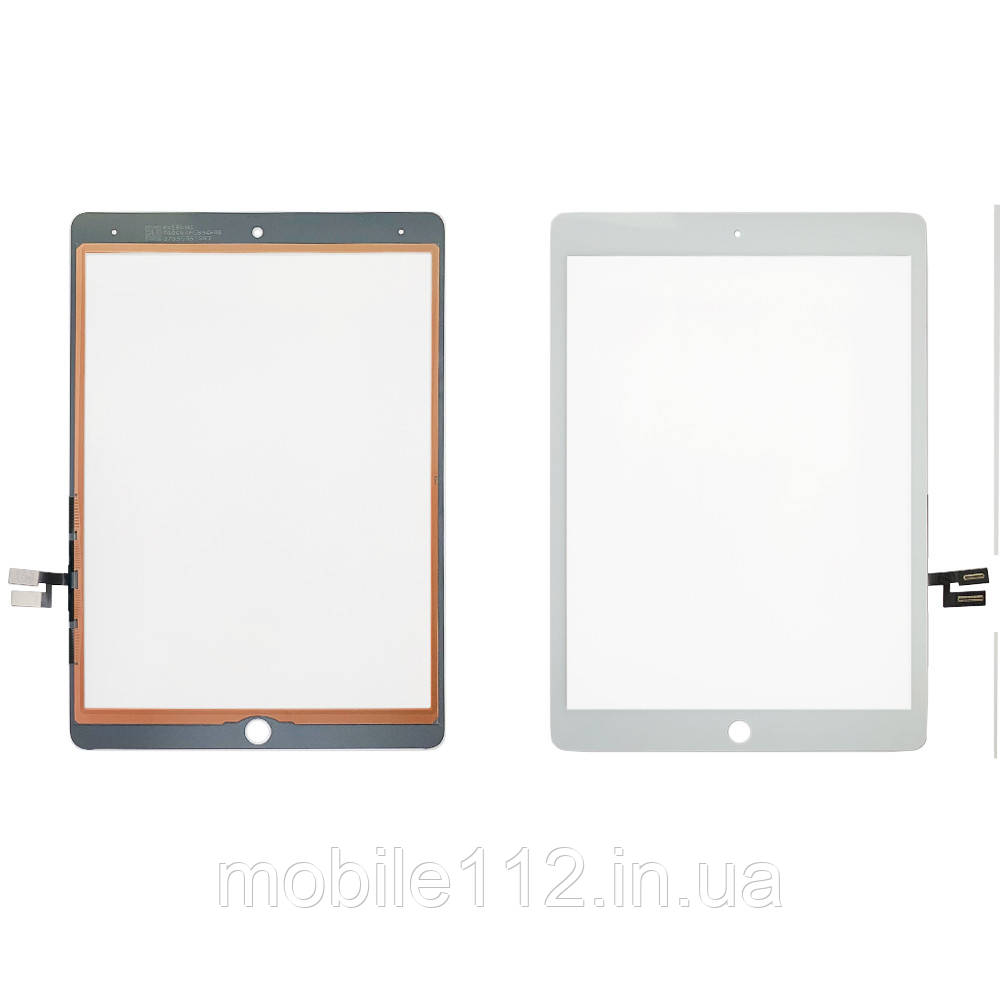 Сенсор (тачскрін) Apple iPad 10.2 2021 A2602, A2603, A2604, A2605, iPad 9 білий оригінал Китай