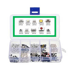 Кнопка тактова мікрик 250 шт 10 видів SMD N