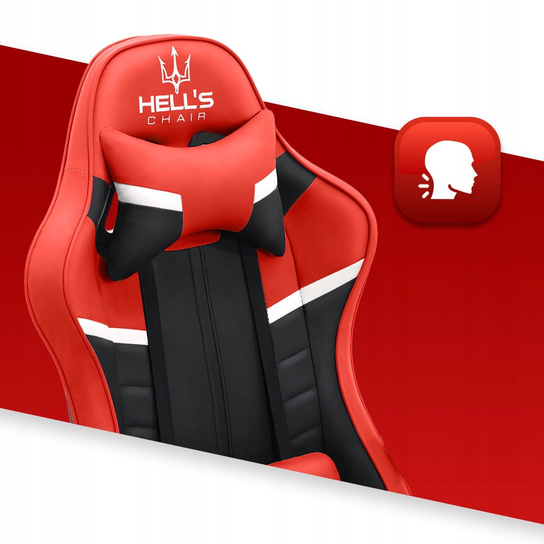 Игровое кресло Hell's Chair HC-1004 красное - фото 6 - id-p1938200110