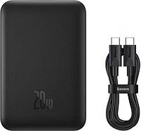 Повербанк з бездротовою зарядкою Baseus Magnetic Mini Air 20W 10000 mAh для iPhone, Black, фото 3
