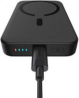 Повербанк з бездротовою зарядкою Baseus Magnetic Mini Air 20W 10000 mAh для iPhone, Black, фото 4