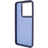 Двокомпонентний чохол TPU+PC Lyon frosted для Infinix Smart 9 4G / Hot 50i | Navy Blue, фото 3