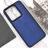 Двокомпонентний чохол TPU+PC Lyon frosted для Infinix Smart 9 4G / Hot 50i | Navy Blue, фото 4