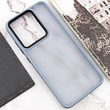 Двокомпонентний чохол TPU+PC Lyon frosted для Infinix Smart 9 4G / Hot 50i | Sierra Blue, фото 4