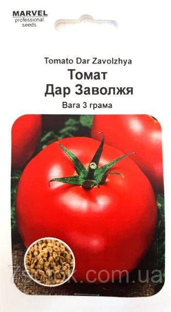 Насіння томату Дар Заволжя (Україна), 3 г