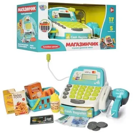 Ігровий набір Касовий апарат Limo Toy мікрофон, M4391IUA, фото 1