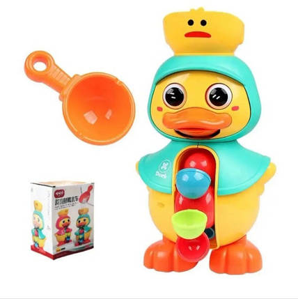 Іграшка для гри у ванній Качка, 2 кольори мікс, BBQ18008, фото 1
