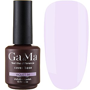 Камуфлююча база GaMa Cover Base №014 Violet, 15 мл молочно-бузкова