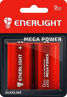 Батарейка ENERLIGHT MEGA POWER LR20 BLI 2