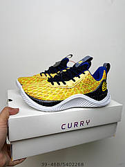 Eur39-46 Under Armour Curry 10 BANG BANG Карі жовті чоловічі кросівки баскетбольні