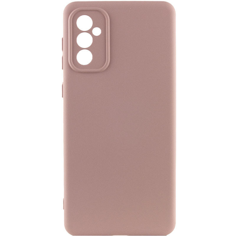 Чохол GETMAN Liquid Silk Full Camera для Samsung Galaxy A36 5G | TPU + Мікрофібра Рожевий / Pink Sand