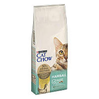 Сухой корм для кошек Purina Cat Chow Hairball Control Контроль вывода шерсти 15кг