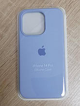 Чохол для Iphone 14 Pro Silicone блакитний