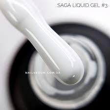 Жидкий полигель молочний Saga LIQUID POLYGEL milk №03, 15 МЛ, фото 1