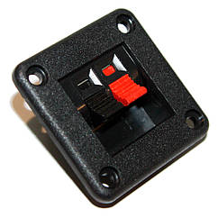 Затискач 2-pin JR6258A для динаміка розмір панелі 42 x 42 мм