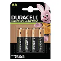 Аккумулятор Duracell Ni-MH AA/HR06 2500 mAh BL 4шт