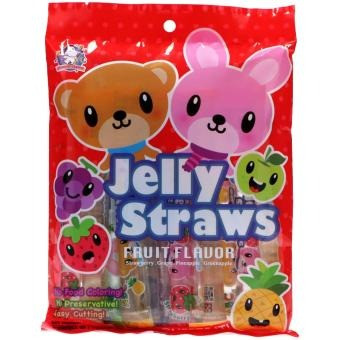 Желейні трубочки ABC Funny Hippo Jelly Straws 300g