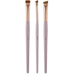 Професійний набір пензлів для брів ZOLA Magic Brow Brushes, світло-рожевий