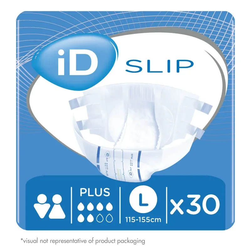 Подгузники для взрослых "ID SLIP" Plus Large №30 (115см-155см) - фото 2 - id-p273690443
