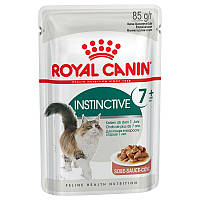 Влажный корм для взрослых кошек удовлетворяющий инстинктивное предпочтение Royal Canin Instinctive 7+ 85 г