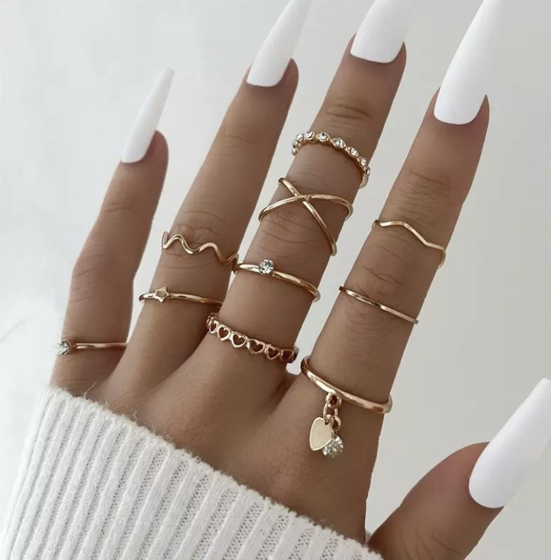 Набір кілець для фото нігтів, фото 1