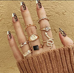 Набір кілець для фото нігтів