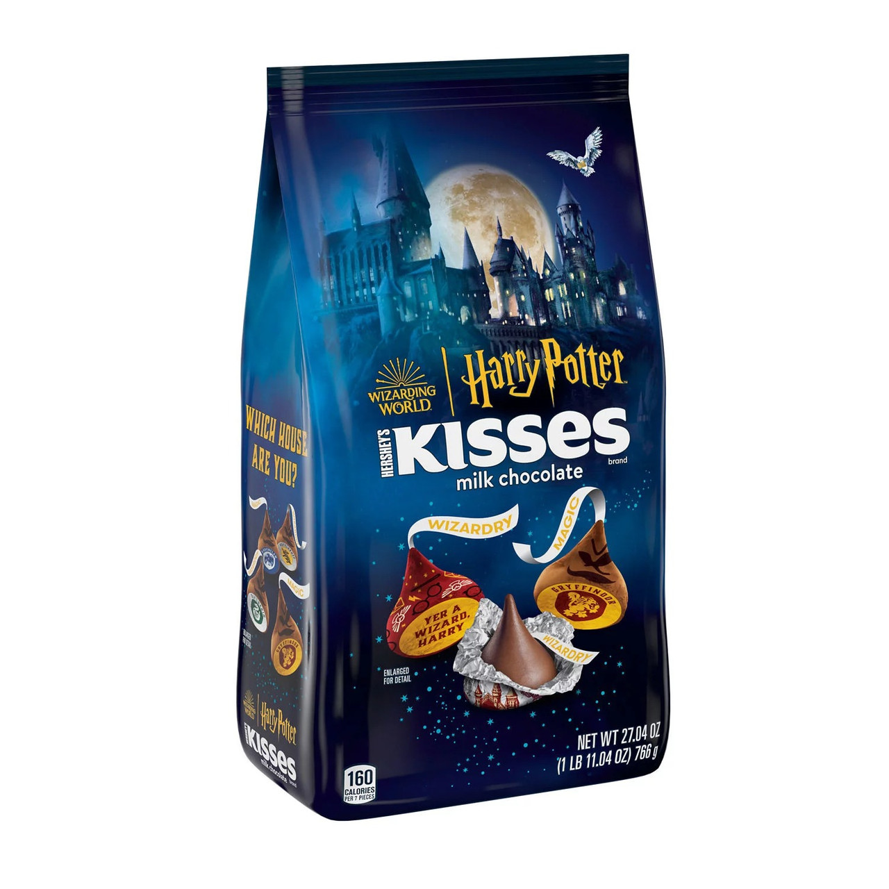 Цукерки Hershey's Kisses Harry Potter Milk Chocolate Halloween Candy Bag 766g