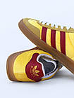 Кросівки жіночі з натуральної замші Adidas Gazelle Кросівки Адідас Газель жовті, фото 7
