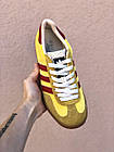 Кросівки жіночі з натуральної замші Adidas Gazelle Кросівки Адідас Газель жовті, фото 8