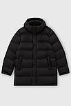 Подовжений чоловічий пуховик Finn Flare FAC21032-200 чорний 2XL, фото 8