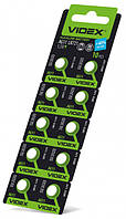 Батарейка часовая Videx AG11/LR721 BLISTER CARD 10 шт