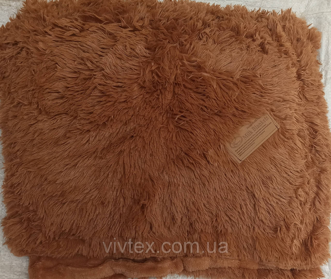 Плед-покривало травка хутряна 220х240, фото 1